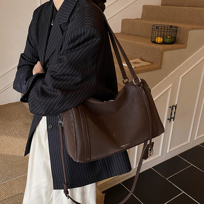 Harper - Matte Retro One-shoulder Bowling Bag