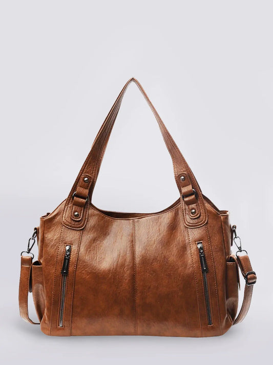 Classic Multi-Pocket Shoulder Bag – Stylish & Versatile for Everyday Use