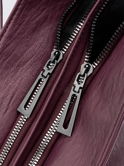 Classic Multi-Pocket Shoulder Bag – Stylish & Versatile for Everyday Use